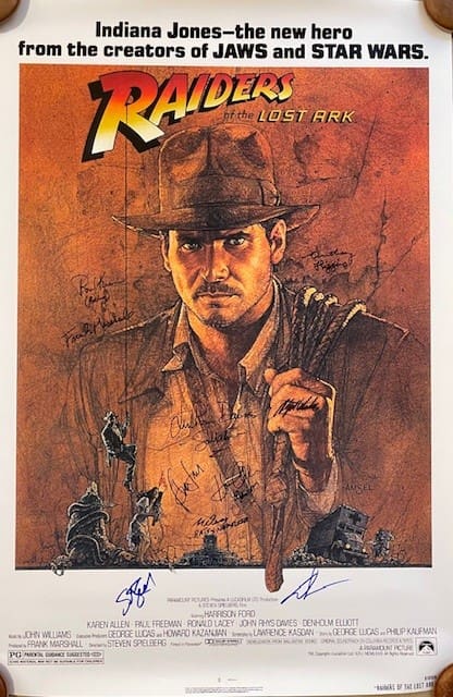 Raiders of the Lost Ark movie poster.