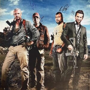 A-Team movie poster with four characters.
