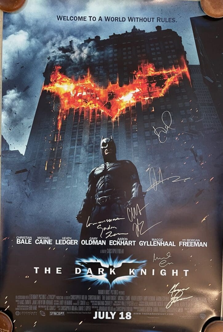 Poster of "The Dark Knight" movie.