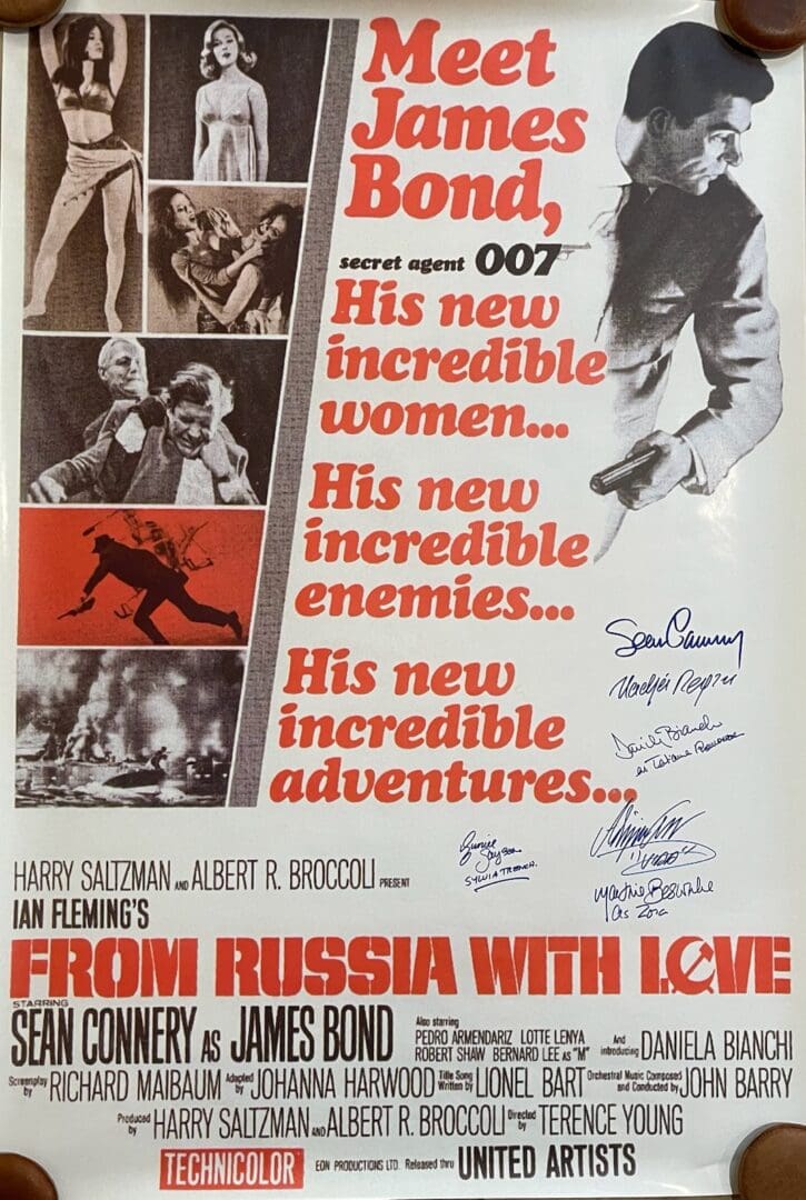James Bond movie poster: From Russia With Love.