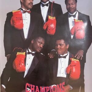 "Boxing Champions Forever" Autographed Poster