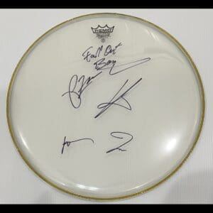 "Fallout Boy" Autographed Drumhead