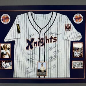 "The Natural" Cast Autographed Jersey