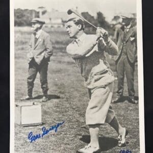 "Gene Sarazen" Autographed Photo