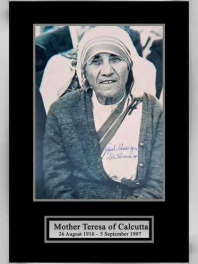 "Mother Theresa" Autographed Photo
