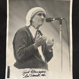 "Mother Theresa" Autographed Photo