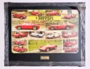Framed Enzo Ferrari Framed Autographed Poster