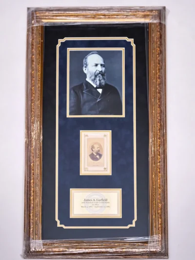 "President James A. Garfield" Autographed C.D.V.