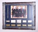 Framed Five Presidential Signatures