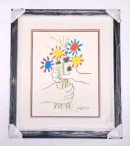 Framed Picasso Autographed Lithograph - Limited Edition (177 of 200)