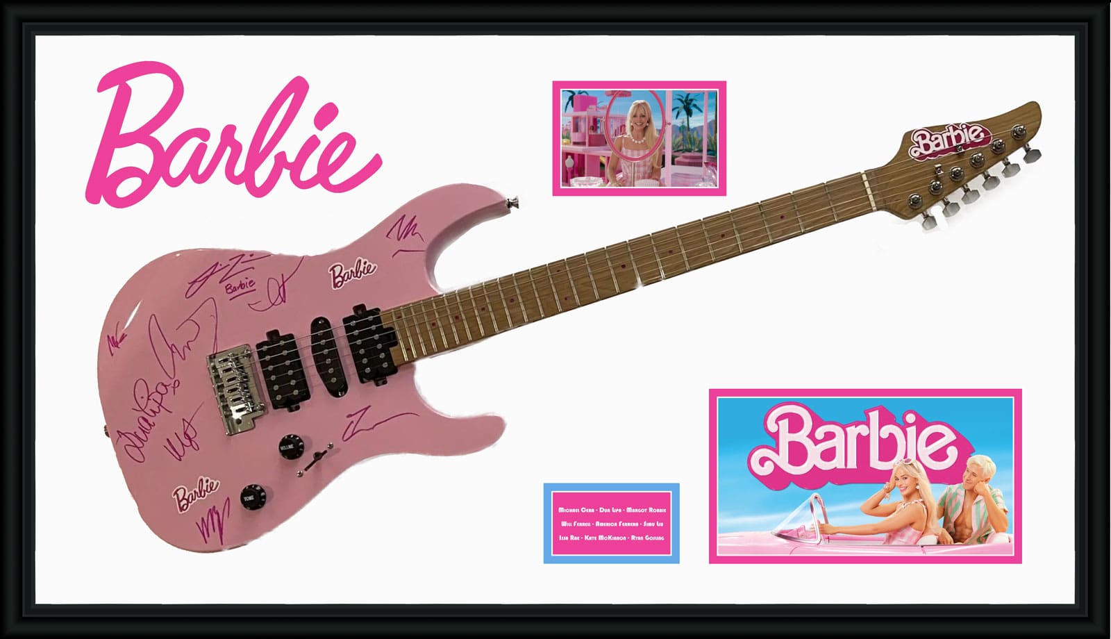 "Barbie" Autographed Guitar