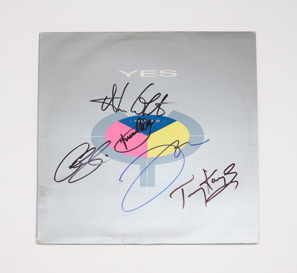 "Yes" Autographed Album "90125"
