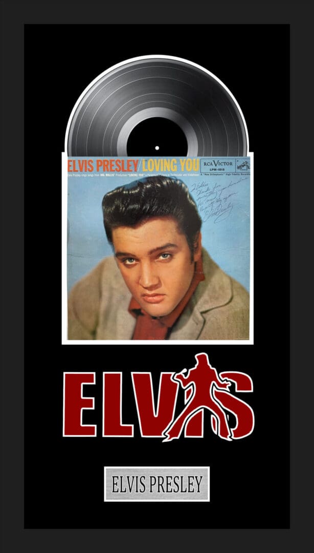 "Elvis Presley" Signed Album "Loving You"
