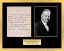 "Herbert Hoover" Autographed Letter