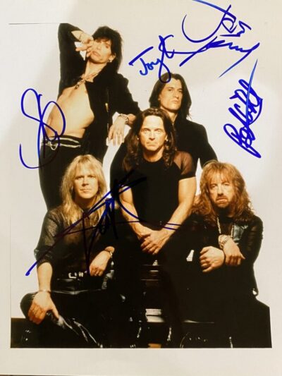 “Aerosmith” Band Signed 8x10 Photo