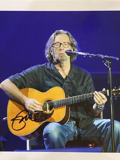 “Eric Clapton” Autographed 10x8 Photo