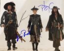 "Pirates of the Caribbean" Autographed 10x8 Photo