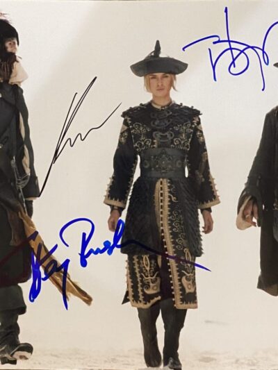 "Pirates of the Caribbean" Autographed 10x8 Photo