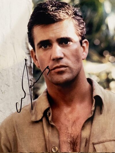 "Mel Gibson" 8x10 Autographed Photo