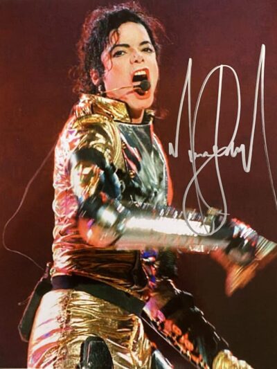 "Michael Jackson" Autographed 8x10 Photo