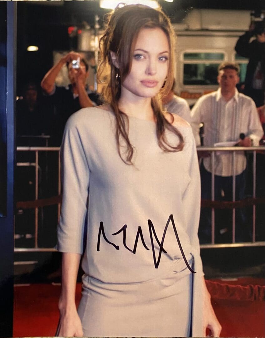 "Angelina Jolie" Autographed 8x10 Photo