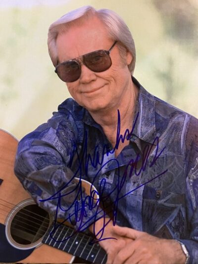 "George Jones" Autographed 8x10 Photo