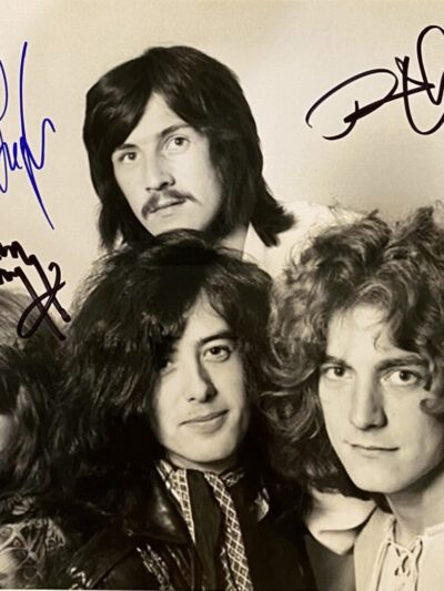 "Led Zeppelin" Autographed 10x8 Photo