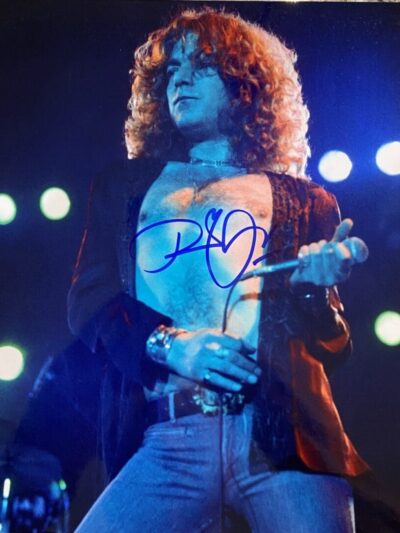 "Robert Plant" Autographed 8x10 Photo