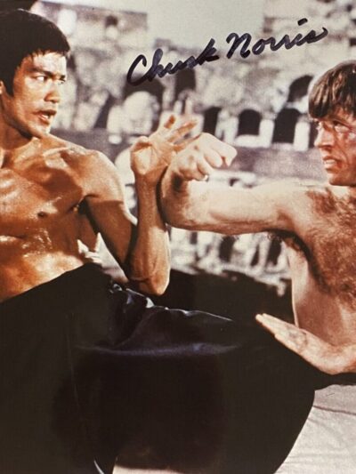 "Chuck Norris" Autographed 10x8 Photo