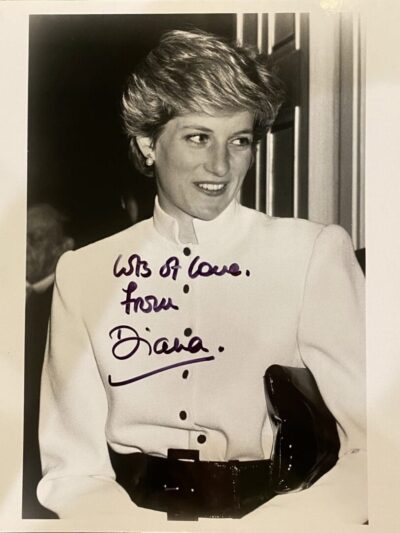 "Princess Diana" Autographed 8x10 Photo