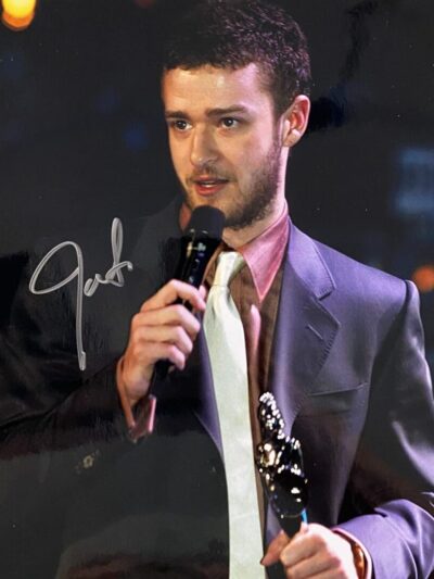"Justin Timberlake" Autographed 8x10 Photo
