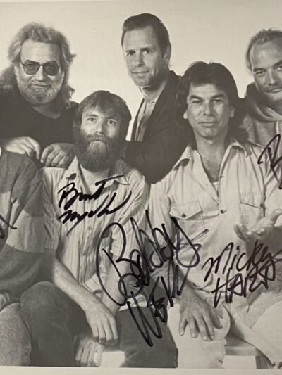 "Greatful Dead" Autographed 10x8 Photo