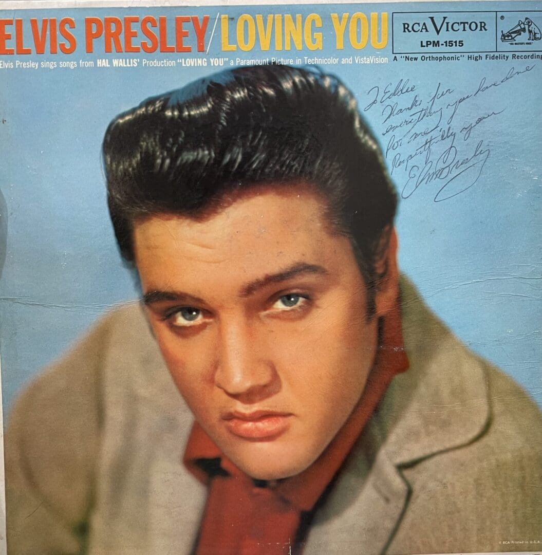 "Elvis Presley" Signed Album "Loving You" - Image 2