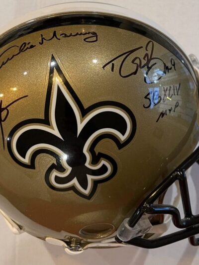 "New Orleans: Saints" Autographed Helmet