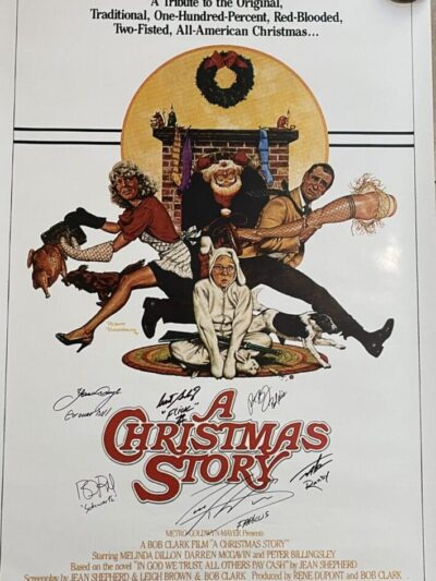 "A Christmas Story" Cast Autographed Movie Poster 