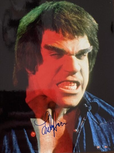"Lou Ferrigno" Autographed 8x10 The Hulk Photo