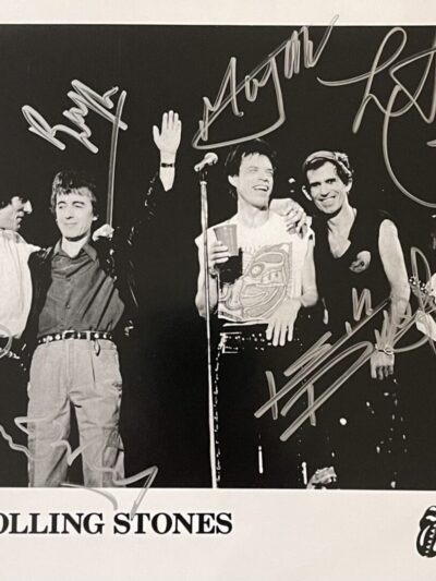 "Rolling Stones" Autographed 10x8 Photo