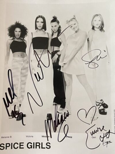 "Spice Girls" Autographed 8x10 Photo
