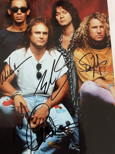 "Van Halen" Autographed 8x10 Photo