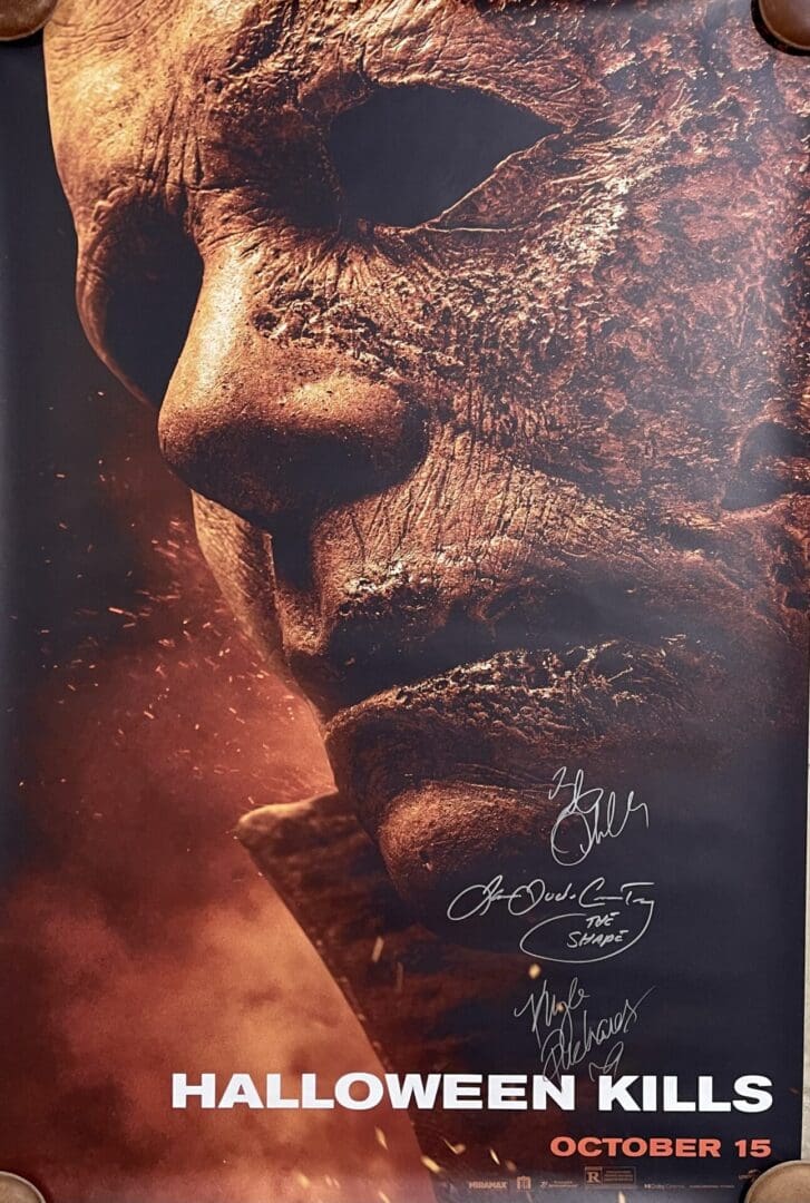 "Halloween Kills" Autographed Poster