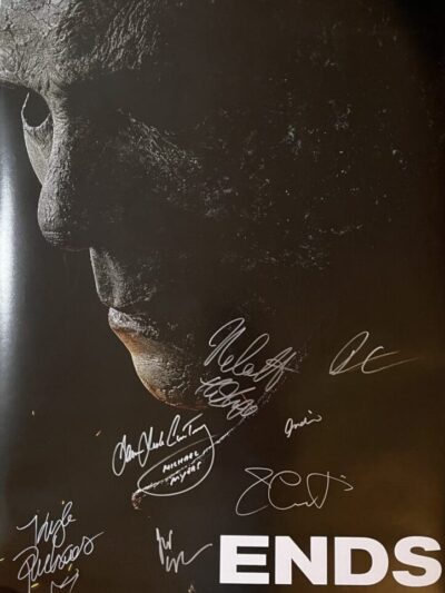 "Halloween Ends" Autographed Poster