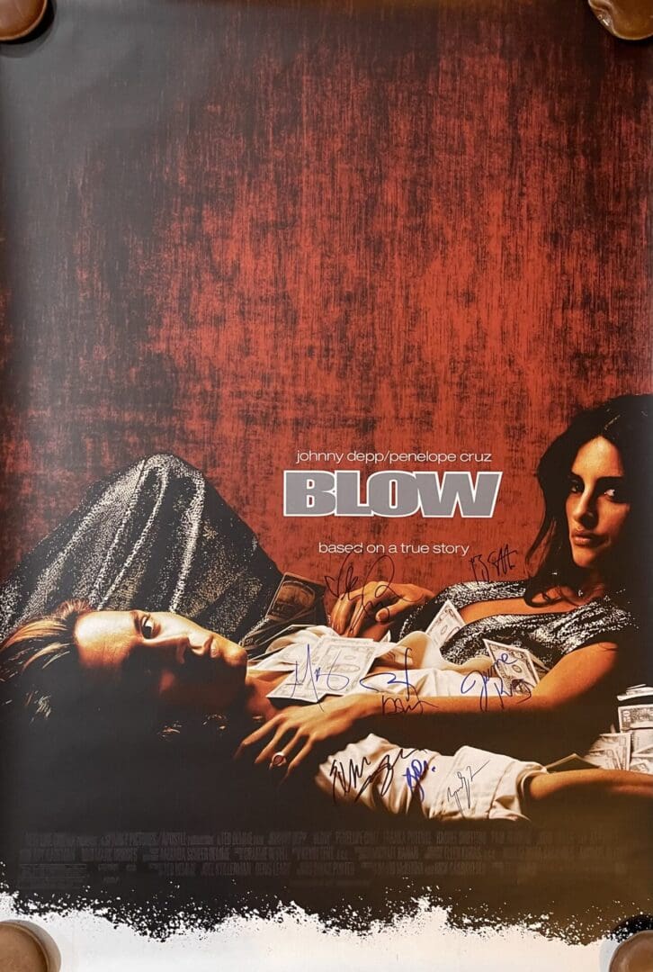"Blow" Autographed Poster