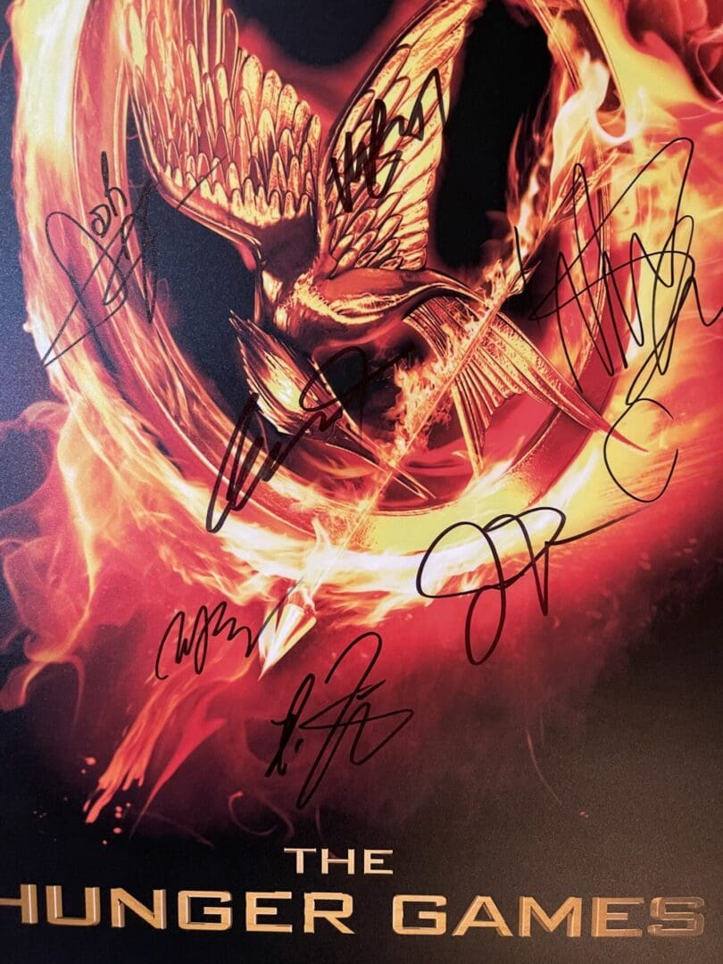 "Hunger Games" Autographed Mini Movie Poster - Image 2