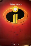 "Incredibles 2" Autographed Movie Poster
