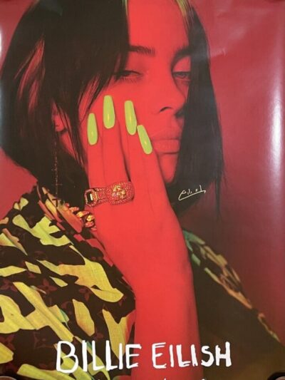 "Billie Eilish" Autographed Poster "Where do we go?"