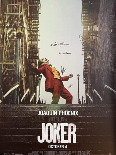 "Joker" Autographed Movie Poster