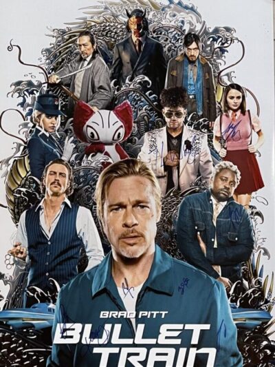 "The Bullet Train" Autographed Movie Poster
