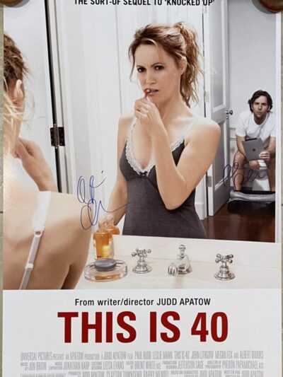 "This is 40" Autographed Movie Poster