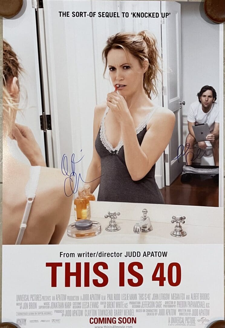 "This is 40" Autographed Movie Poster