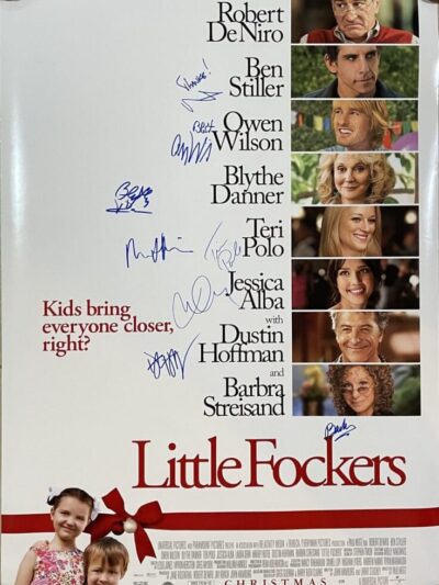 "Little Fockers" Cast Signed Movie Poster